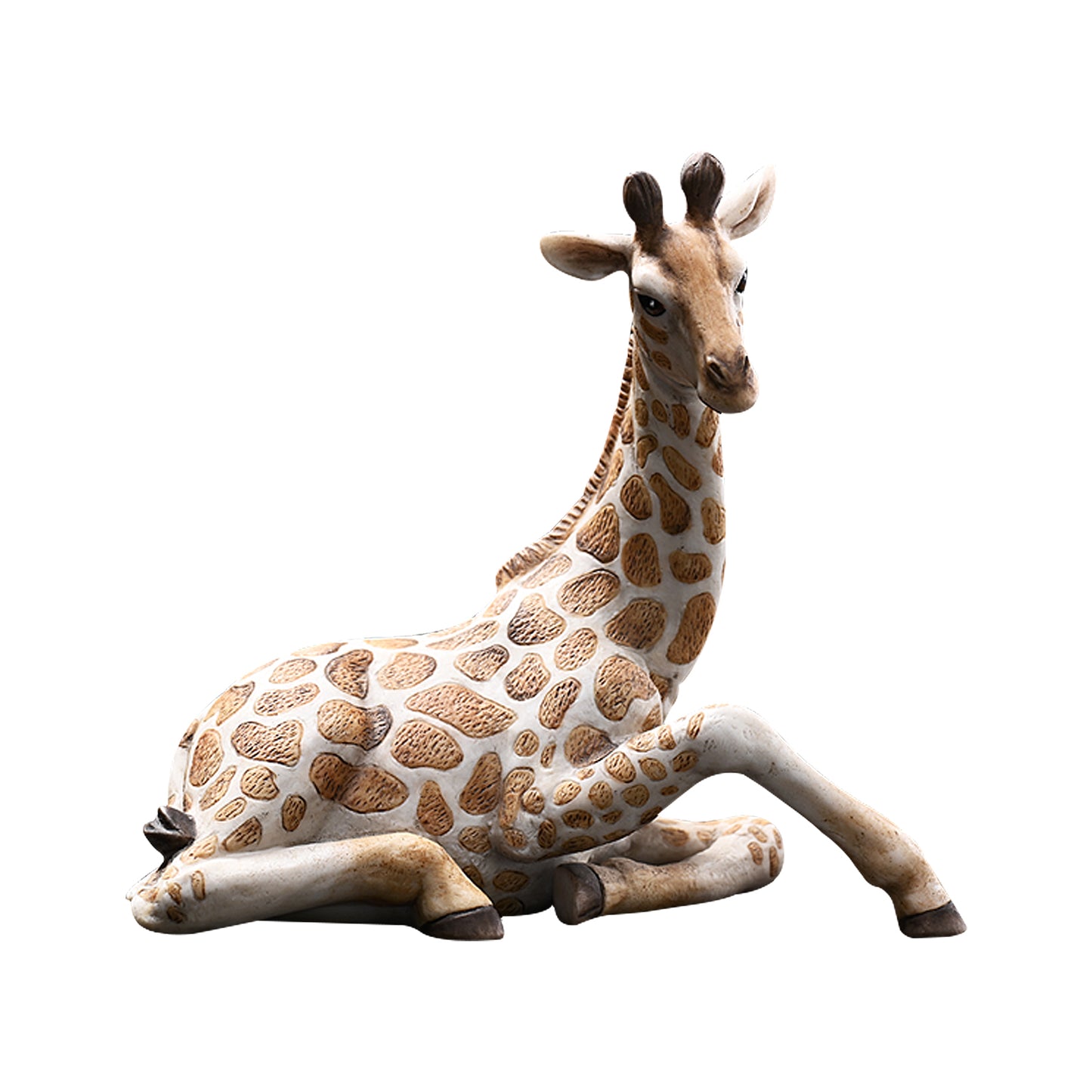 H2301 樹脂製キリン像、動物愛好家への動物の置物ギフト