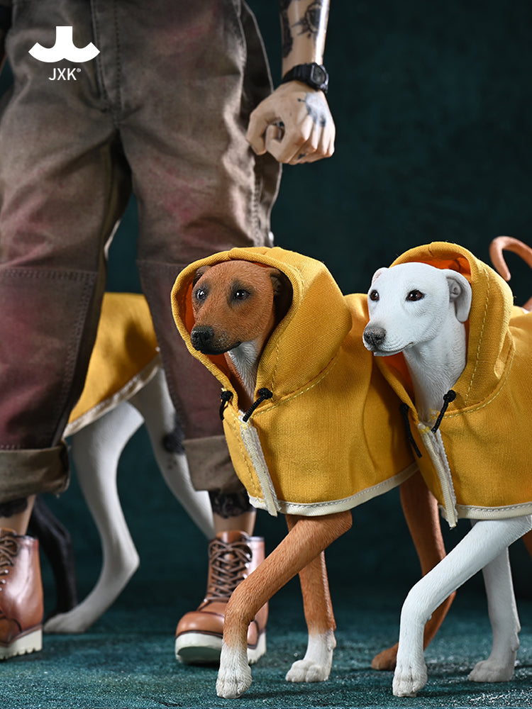 JXK192 Azawakh dog statue resin dog figurine for dog lovers from JXK Studio