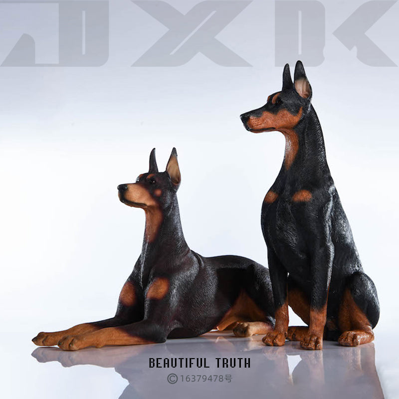 JXK004 Dobermann dog figurine dog statue for home decor gift for dog lovers from JXK Studio