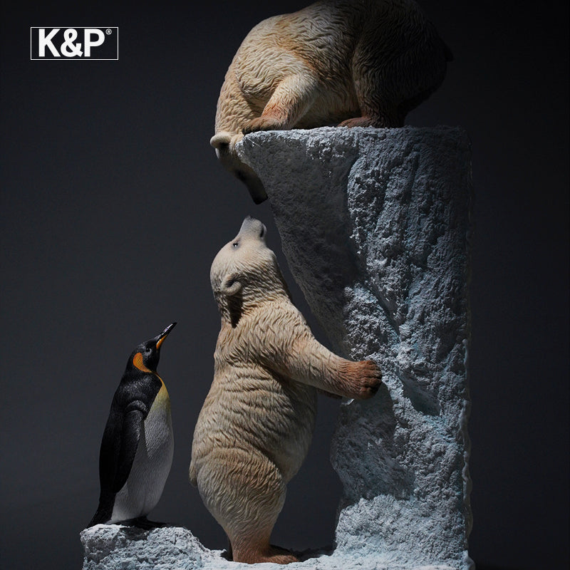 PK2301 polar animal Statue Gift for Animal Lovers from JXK Studio