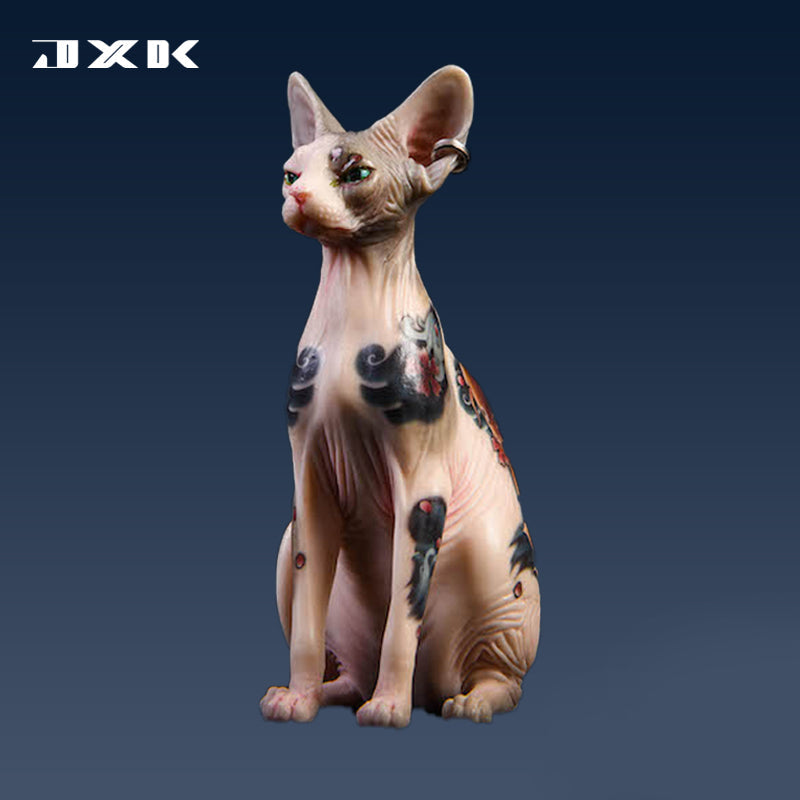 JXK026 Sphinx Cat Figurine Resin Cat Statue Home Decor for Cat Lovers Gifts for Cat Lovers from JXK Studio