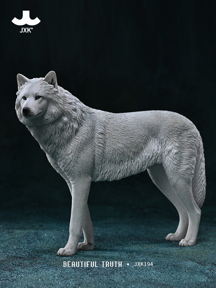 JXK194 Arctic wolf Statue for Home Decor from JXK Studio