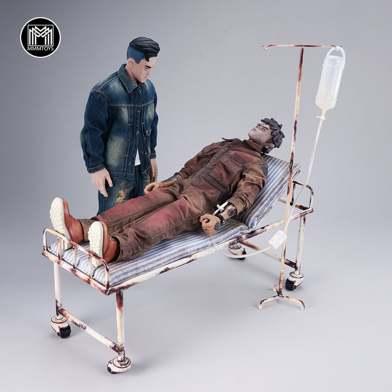 M2514 Pre-sale 1/6 Scale Abandoned Hospital Bed from JXK Studio