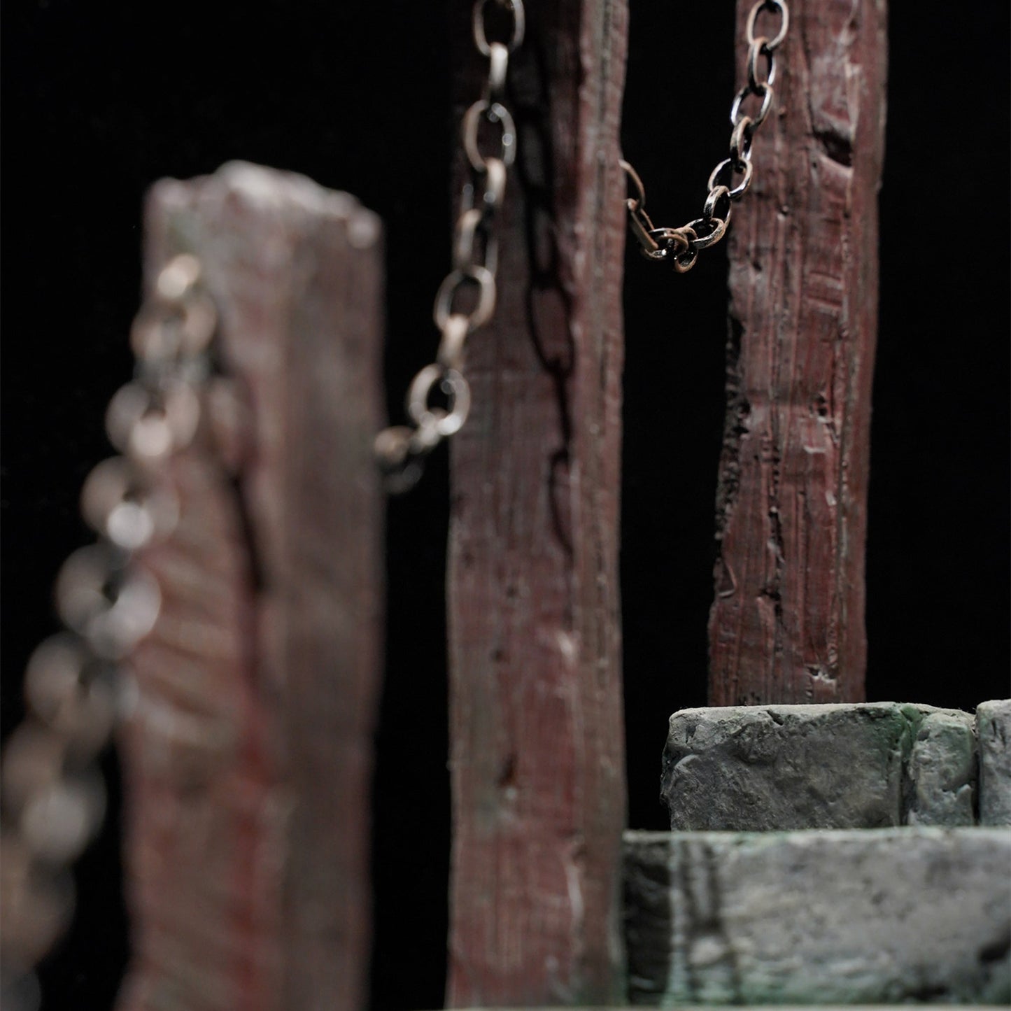 M2302 Aged stone steps base for action figure from JXK Studio