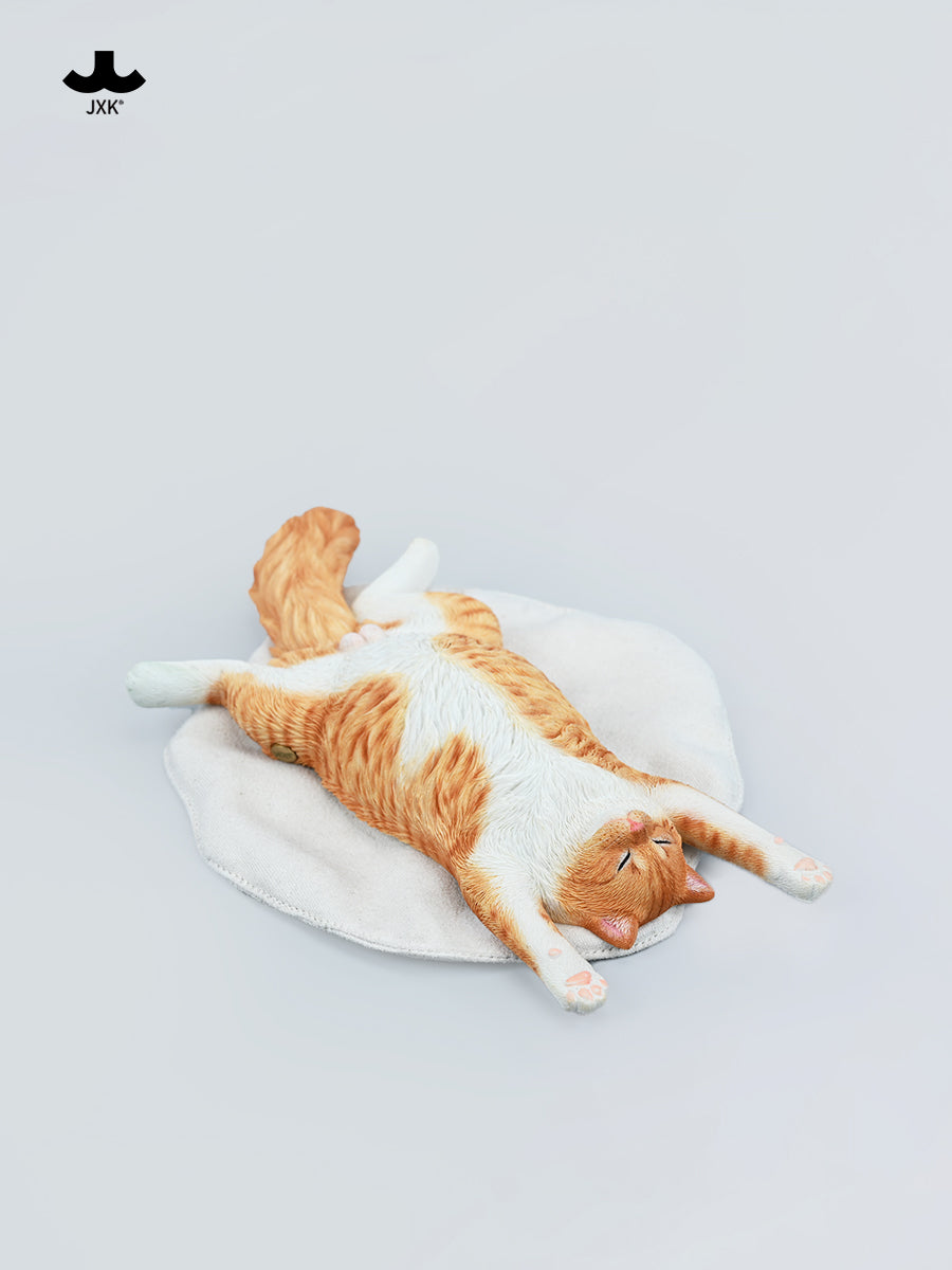 JXK206 Katzenfigur, Katzenstatue aus Kunstharz für den Schreibtisch von JXK Studio