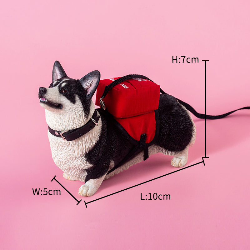 JXK093 Corgi dog figurine, dog statue gift for dog lover from JXK Studio