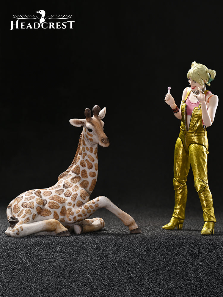H2301 樹脂製キリン像、動物愛好家への動物の置物ギフト
