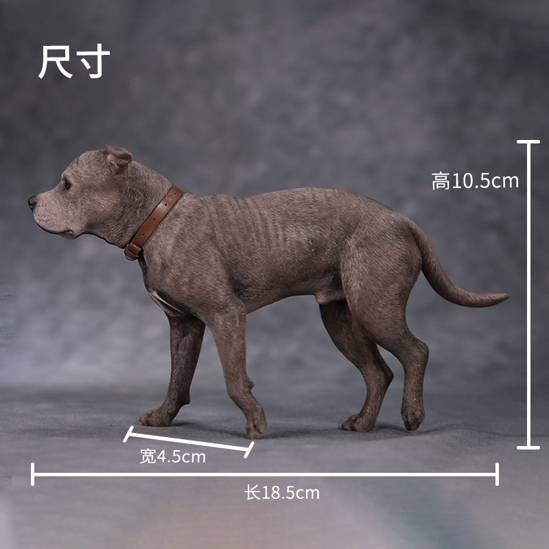MRZ029 Staffordshire Terrier dog figurine from JXK Studio