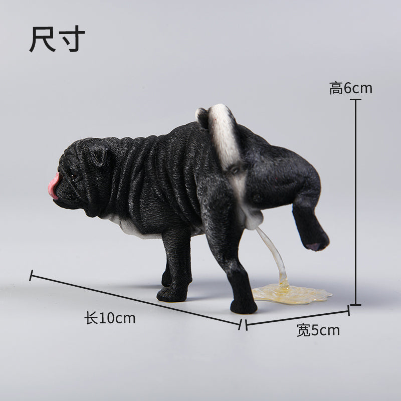 JXK069 Pug Resin Dog Statue, Dog Figurine for Home Decor Gift for Dog Lovers from JXK Studio