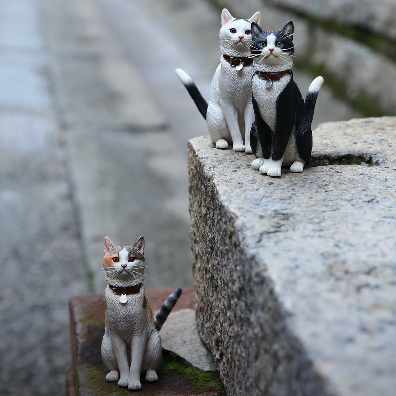 MRZ036 Chinese Cat statue from JXK Studio