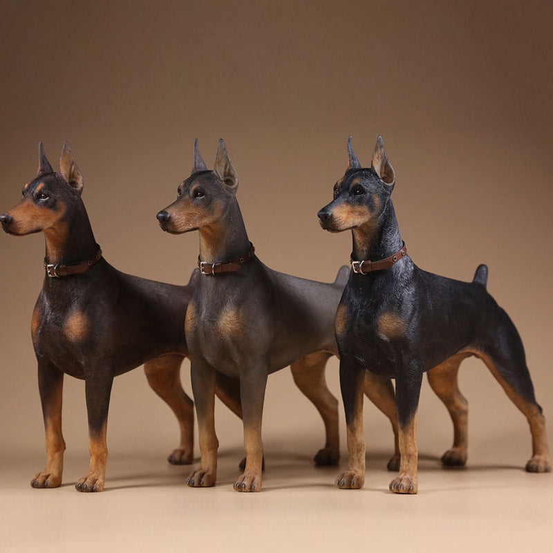 MRZ DB Dobermann dog statue for dog lovers from JXK Studio