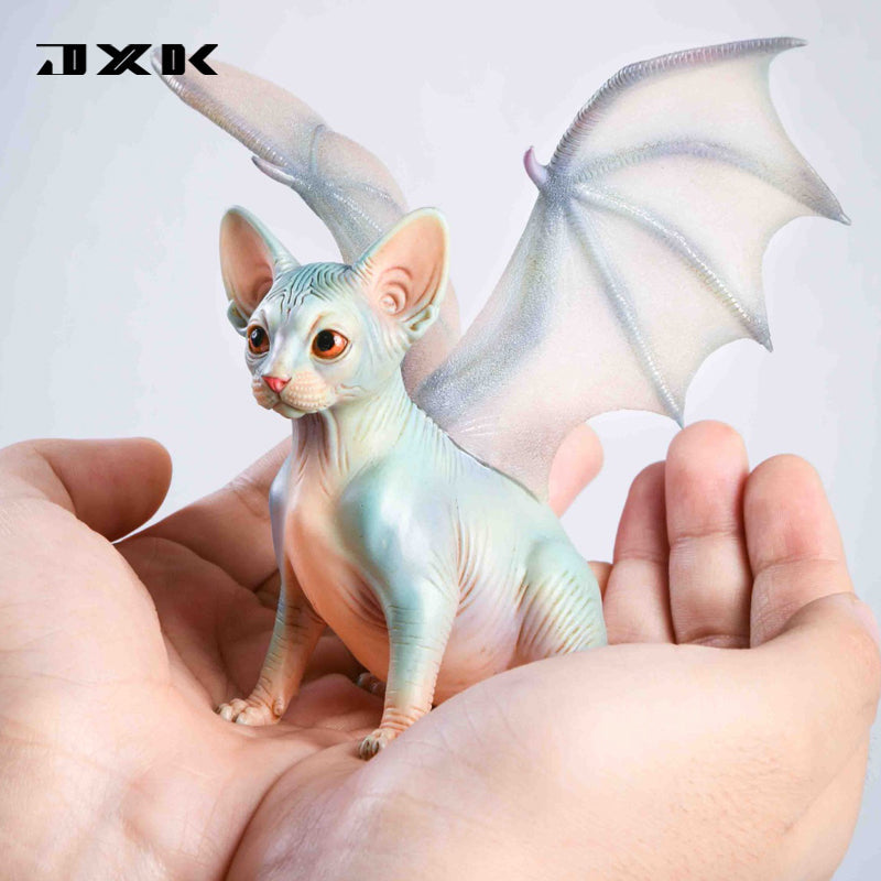 JXK048 Sphinx cat figurine resin cat statue for coffee table decor gifts for cat lovers from JXK Studio