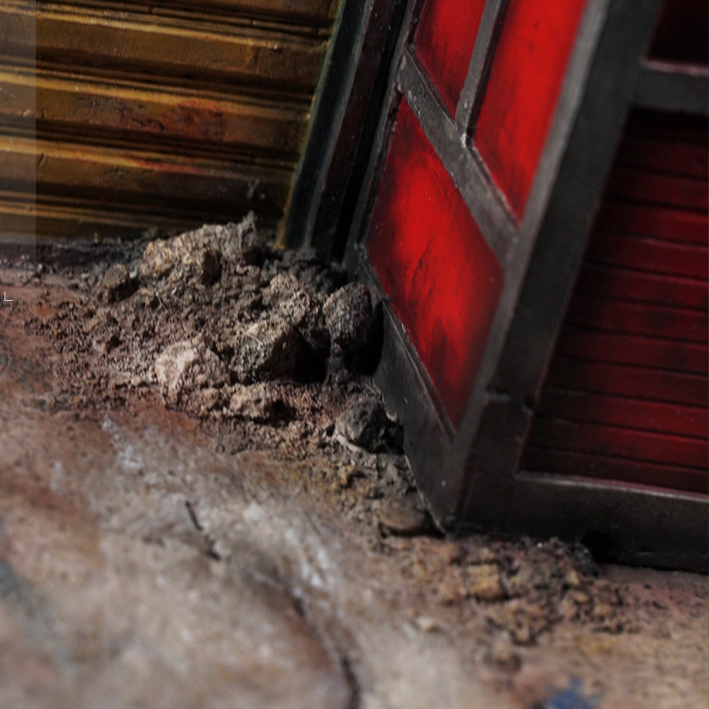 M2226 Scene of abandoned street store for figure from JXK Studio