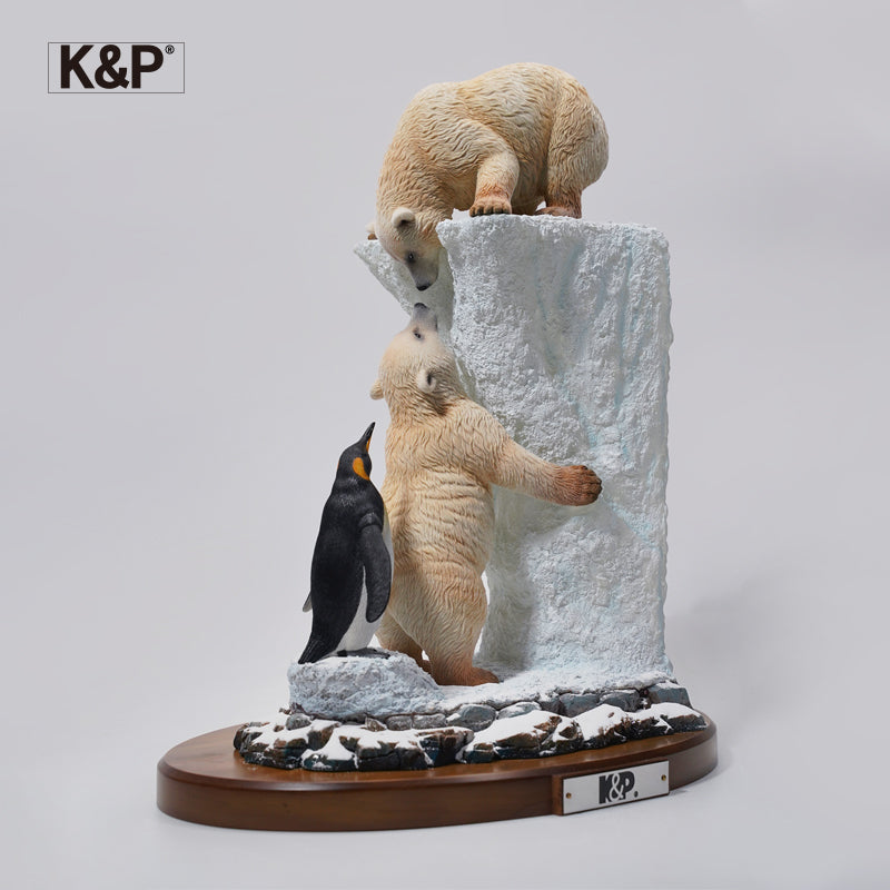 PK2301 polar animal Statue Gift for Animal Lovers from JXK Studio