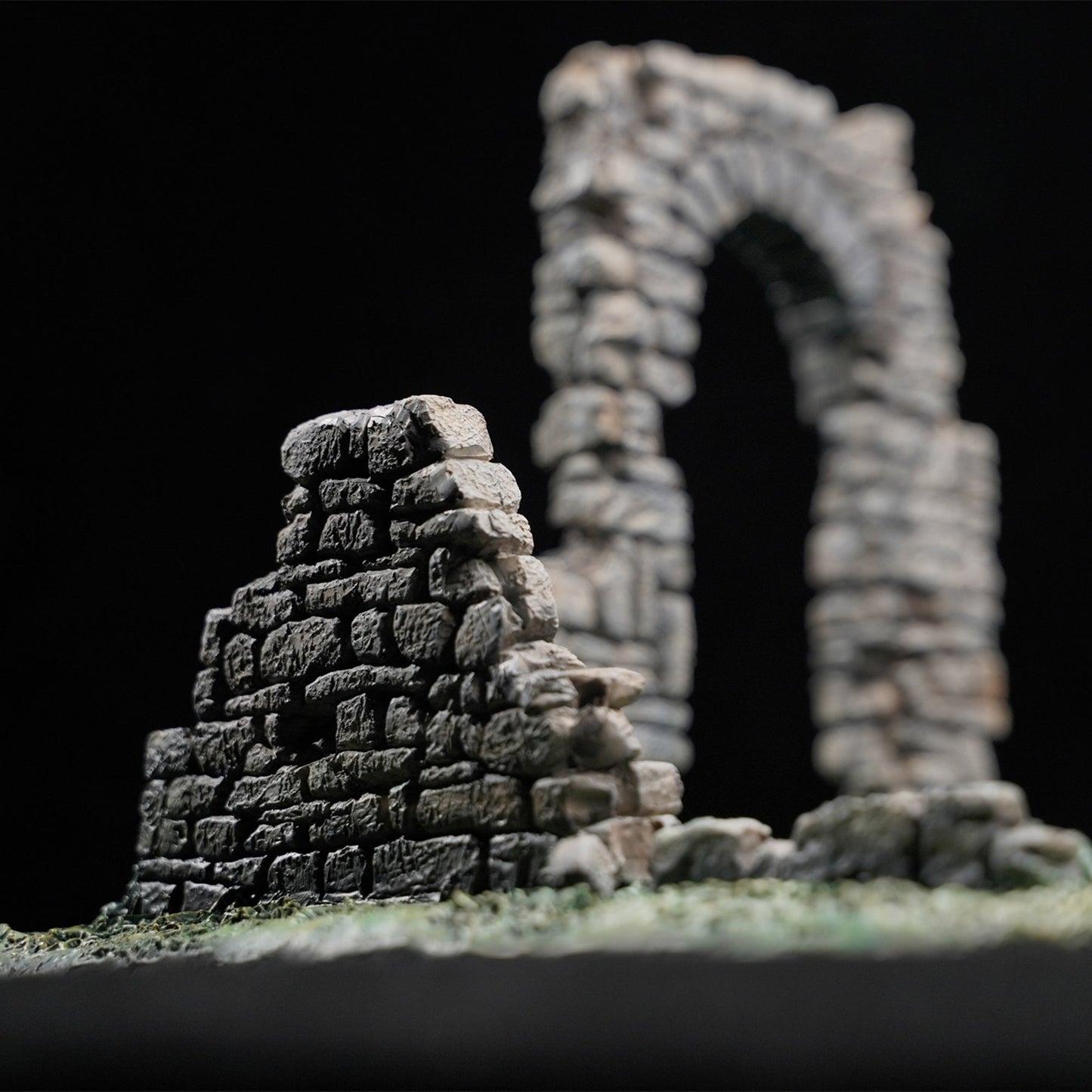 M2225 Scenes of medieval ruins for figure from JXK Studio