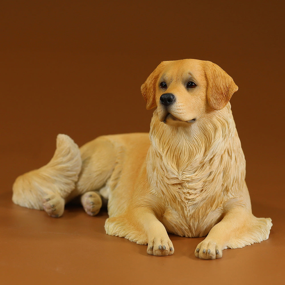 MRZ057 Golden Retriever dog statue from JXK Studio