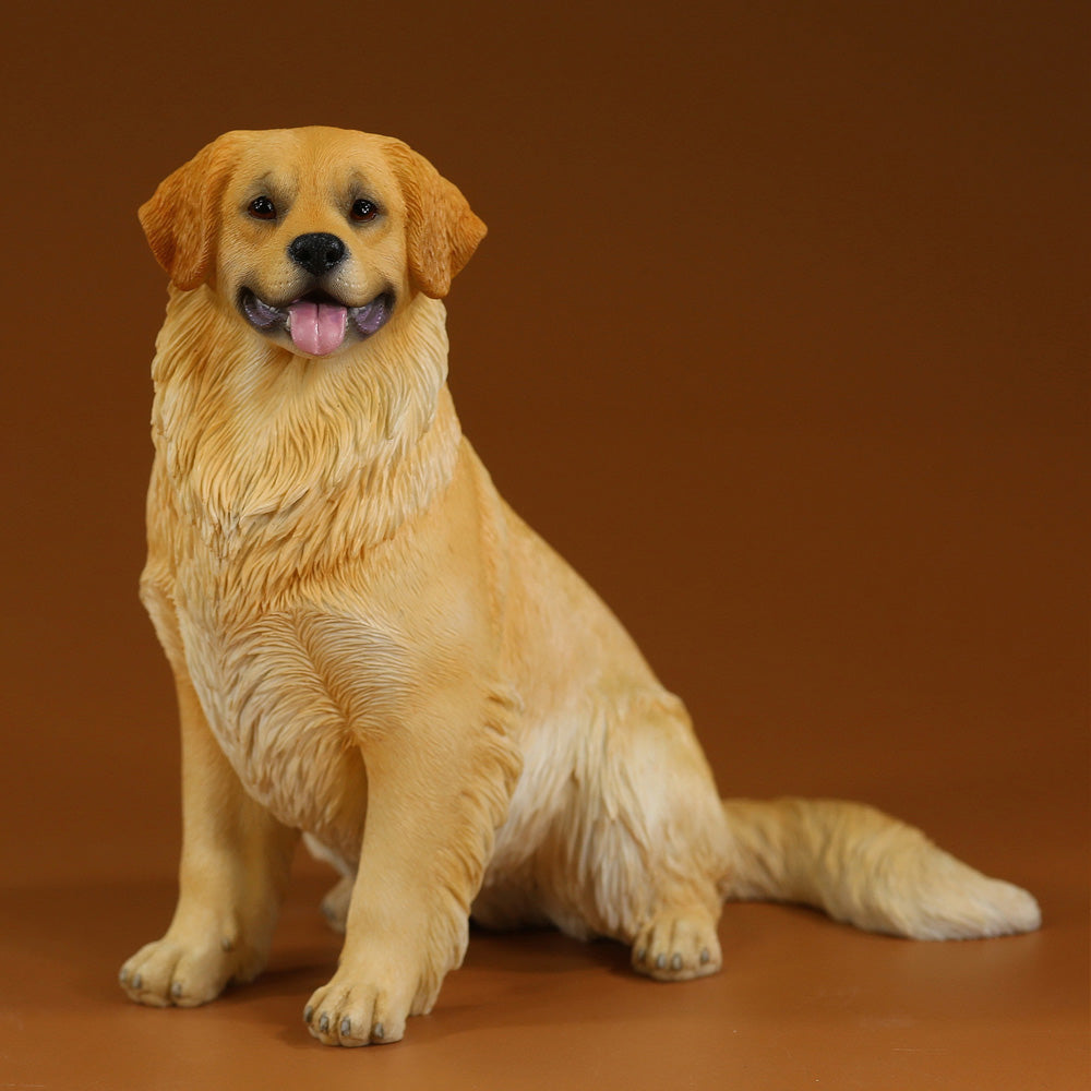 MRZ057 Golden Retriever dog statue from JXK Studio