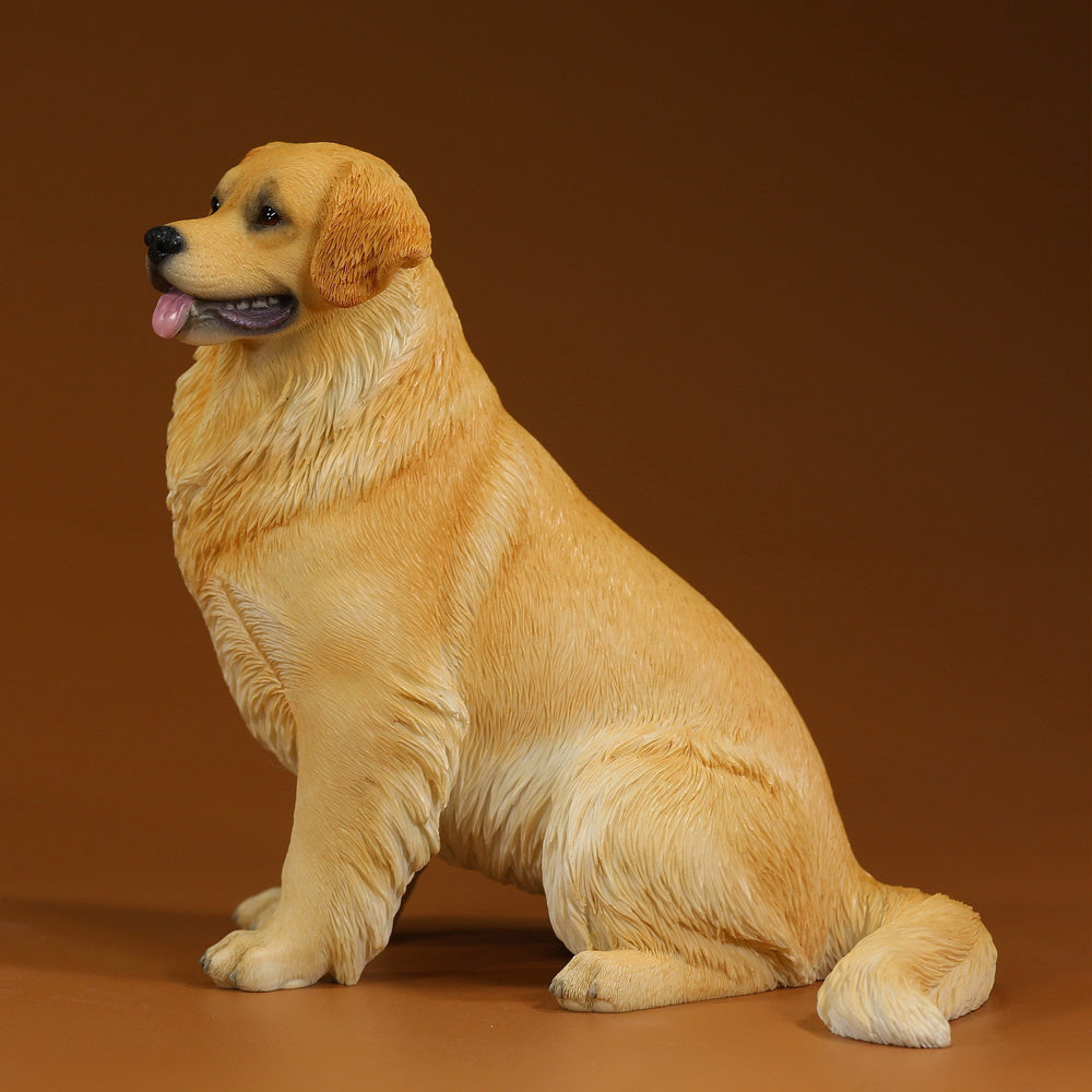 MRZ057 Golden Retriever dog statue from JXK Studio
