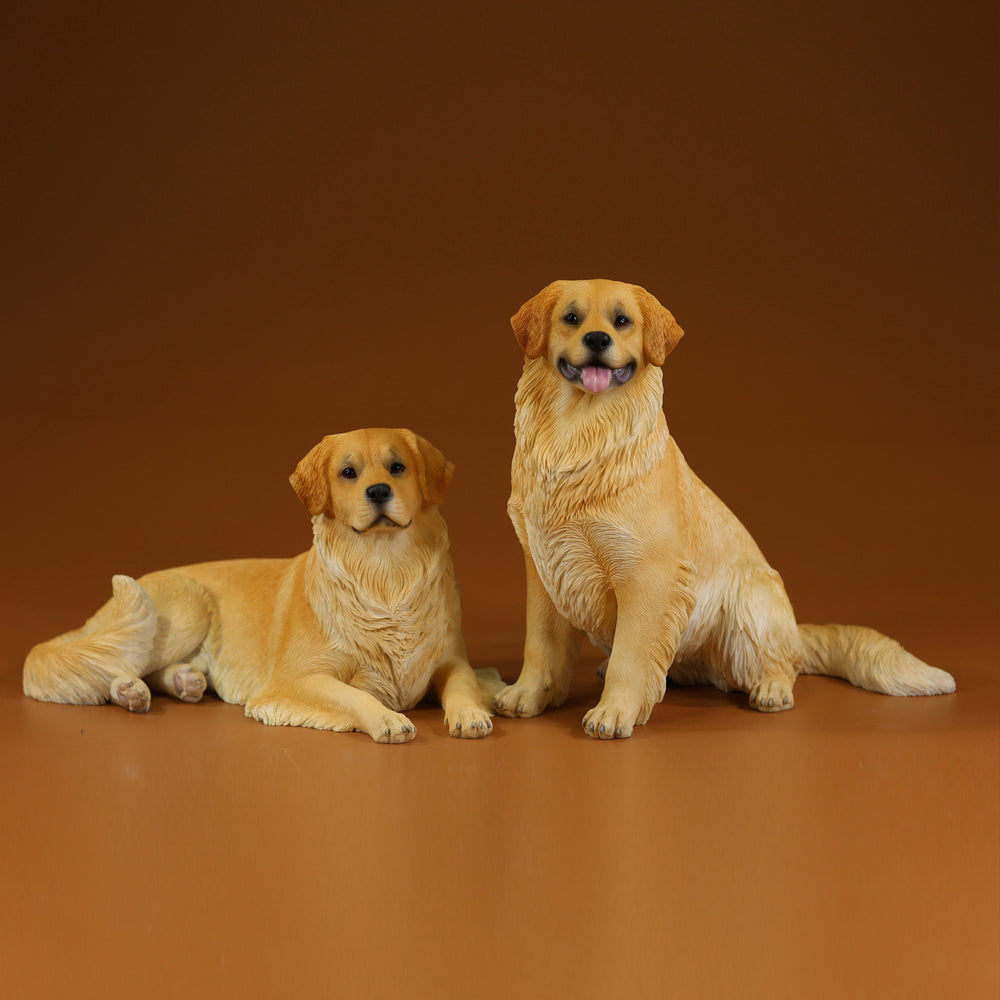MRZ057 Golden Retriever dog statue from JXK Studio