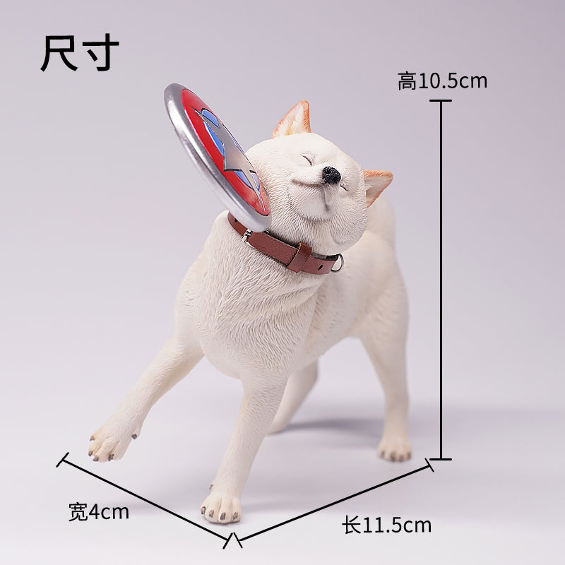 JXK071 Shiba Inu Decor, Lovely Frisbee Shiba Inu, Gift for Shiba Inu Lover from JXK Studio