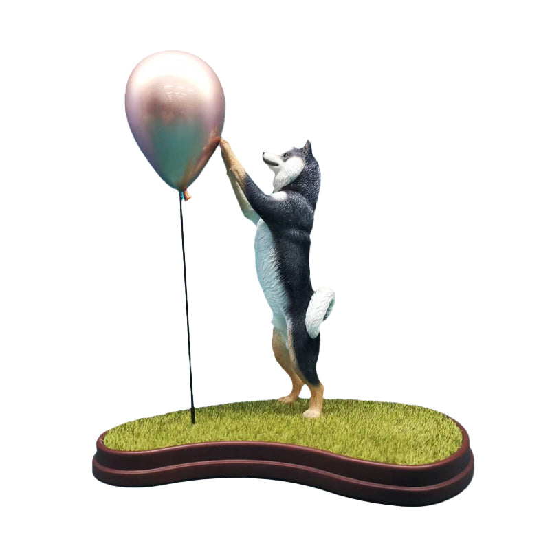 JXK157 Shiba Inu Hundestatue, Hundefigur als Geschenk für Shiba Inu Liebhaber von JXK Studio
