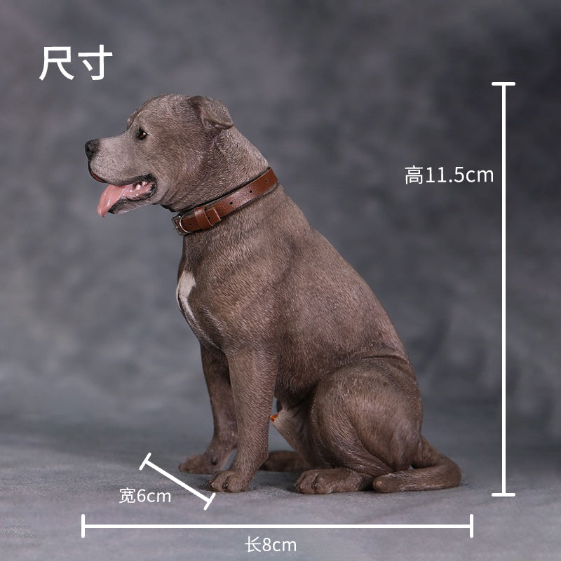 MRZ029 Staffordshire Terrier dog figurine from JXK Studio