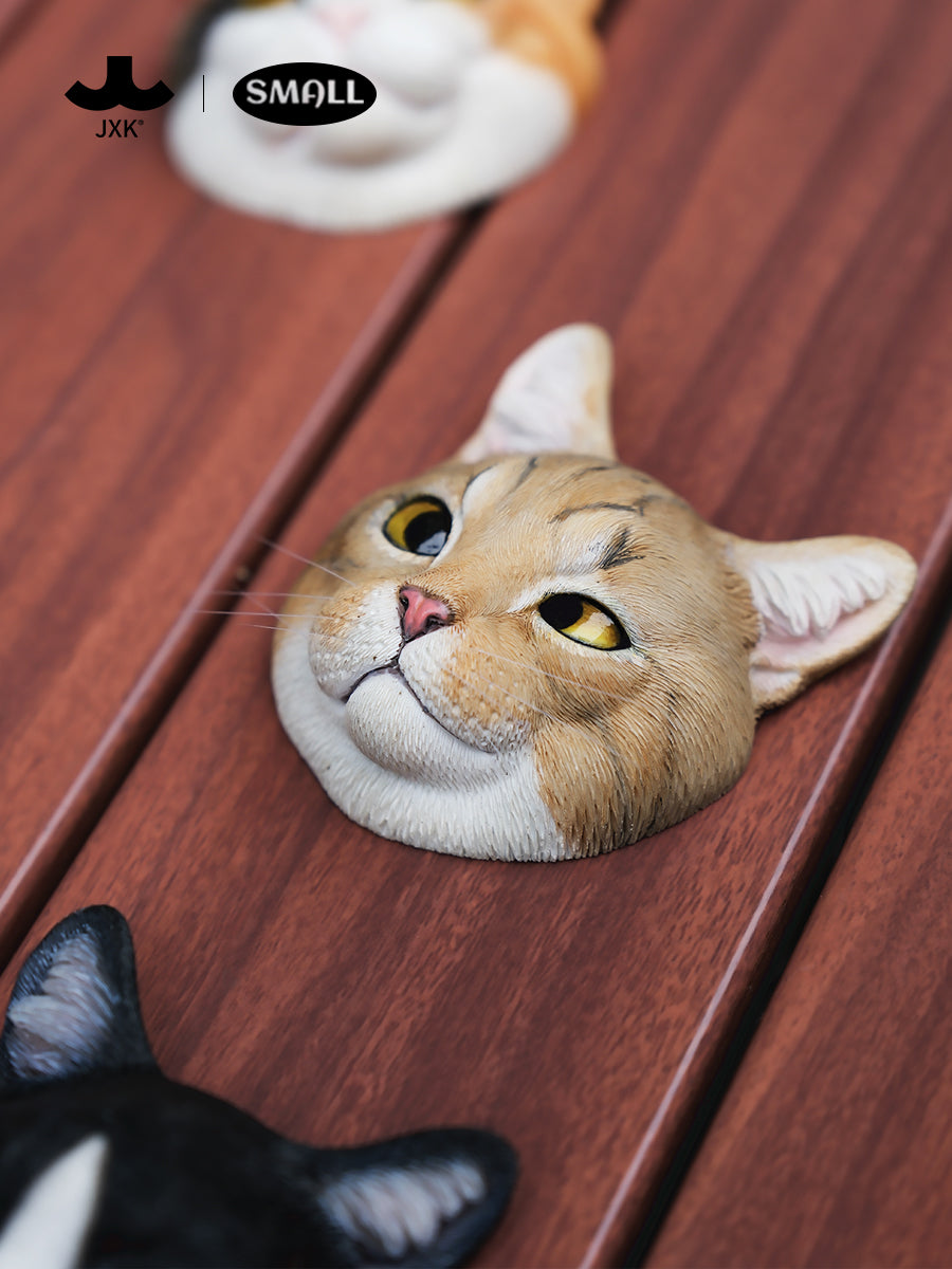 JS2309 Cat Figurine Cat Statue Refrigerator Stickers from JXK Studio