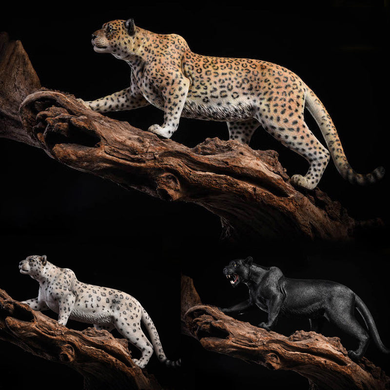JXK009 Resin Leopard Statue, Black Panther Statue Gift for Animal Lovers from JXK Studio