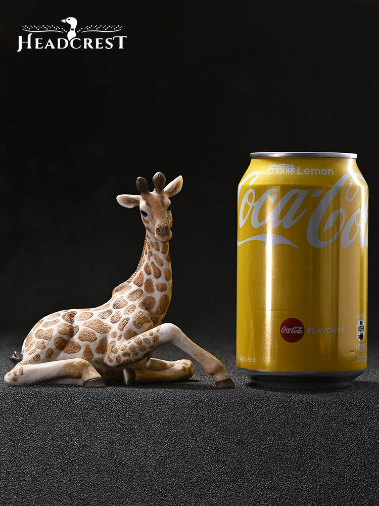 H2301 樹脂製キリン像、動物愛好家への動物の置物ギフト