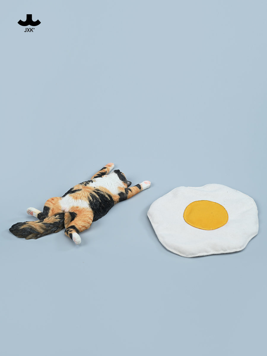 JXK206 Katzenfigur, Katzenstatue aus Kunstharz für den Schreibtisch von JXK Studio