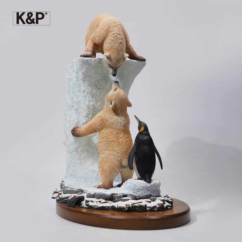 PK2301 polar animal Statue Gift for Animal Lovers from JXK Studio