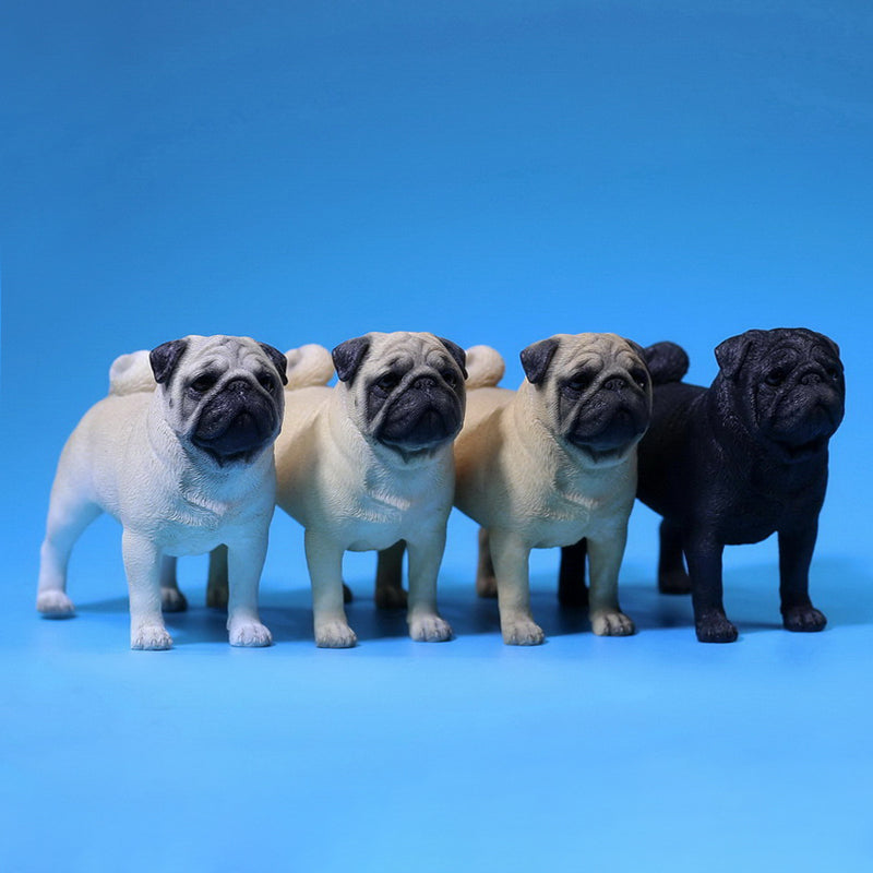 MRZ018 Pug dog figurine dog statue for dog lovers from JXK Studio