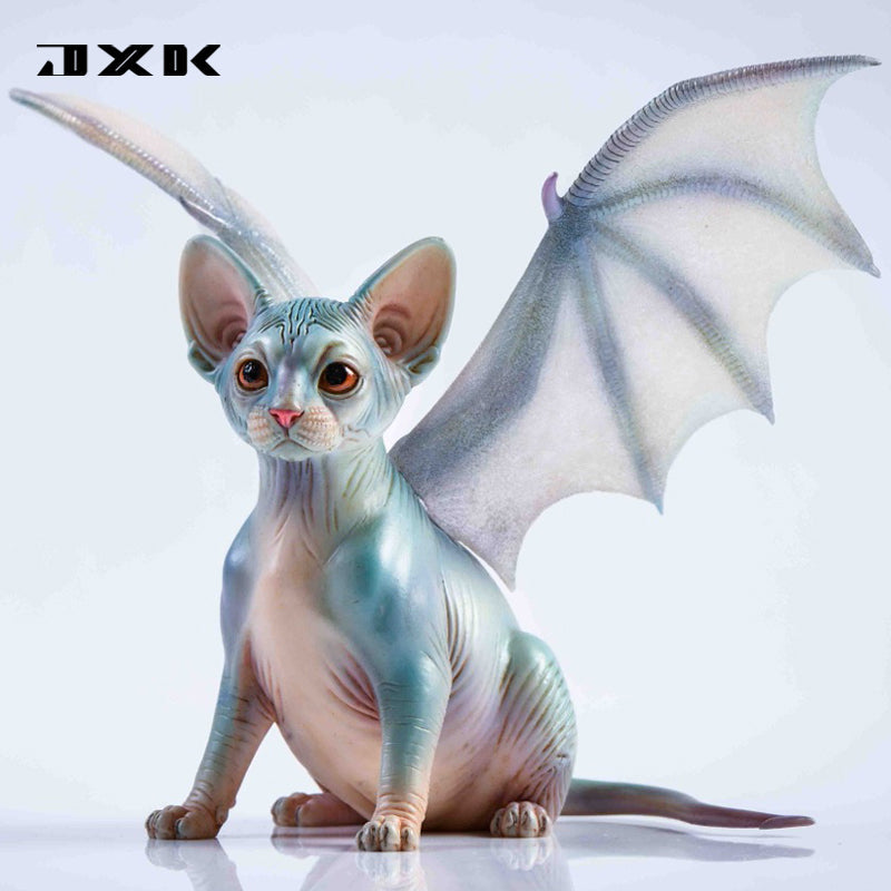 JXK048 Sphinx cat figurine resin cat statue for coffee table decor gifts for cat lovers from JXK Studio