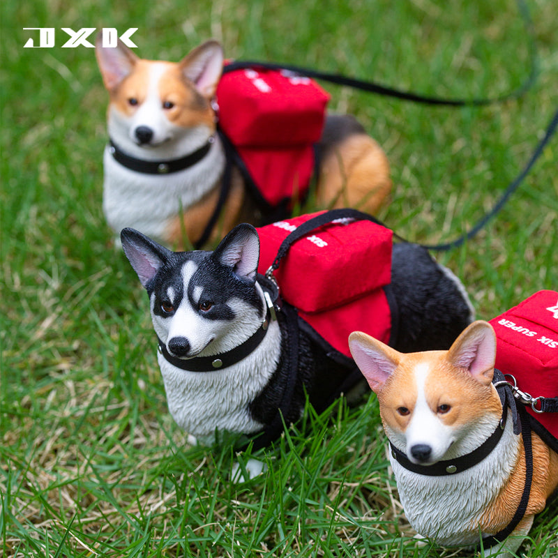 JXK093 Corgi dog figurine, dog statue gift for dog lover from JXK Studio