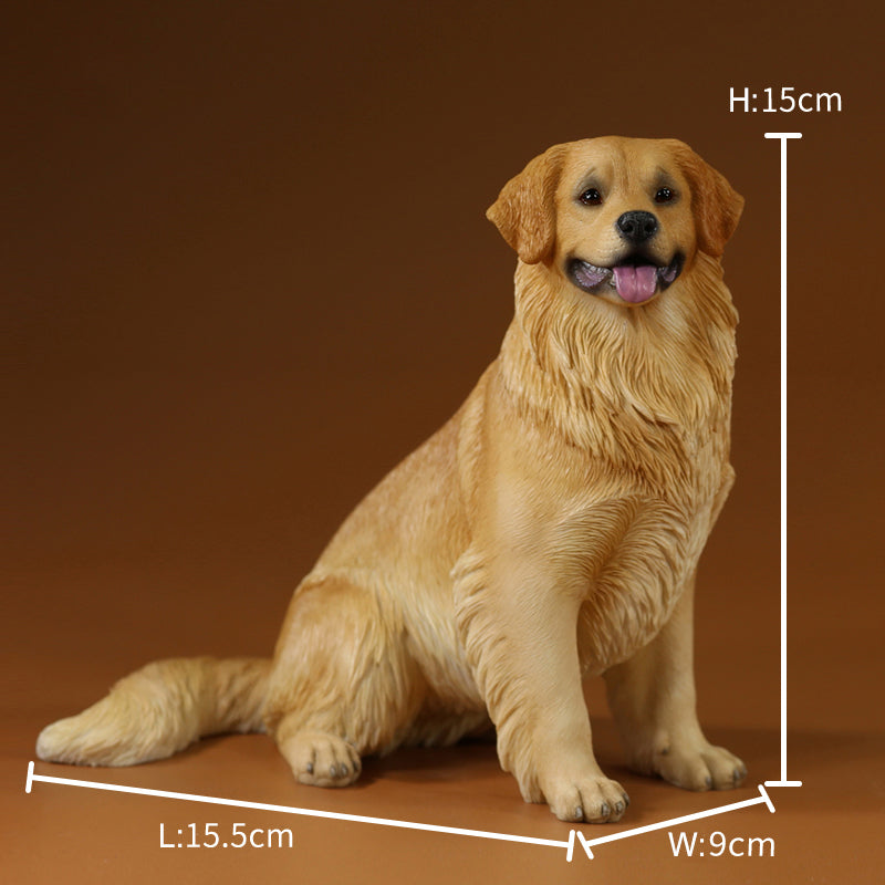 MRZ057 Golden Retriever dog statue from JXK Studio