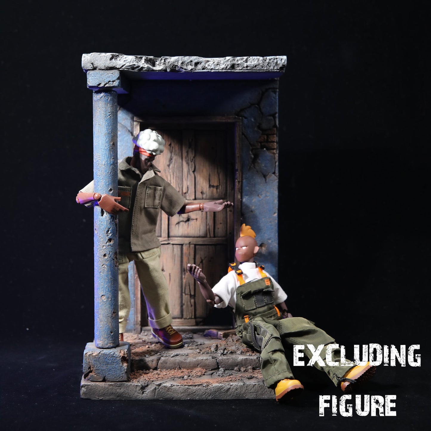 M2229 The scene of the alley battle breaking home for figure from JXK Studio