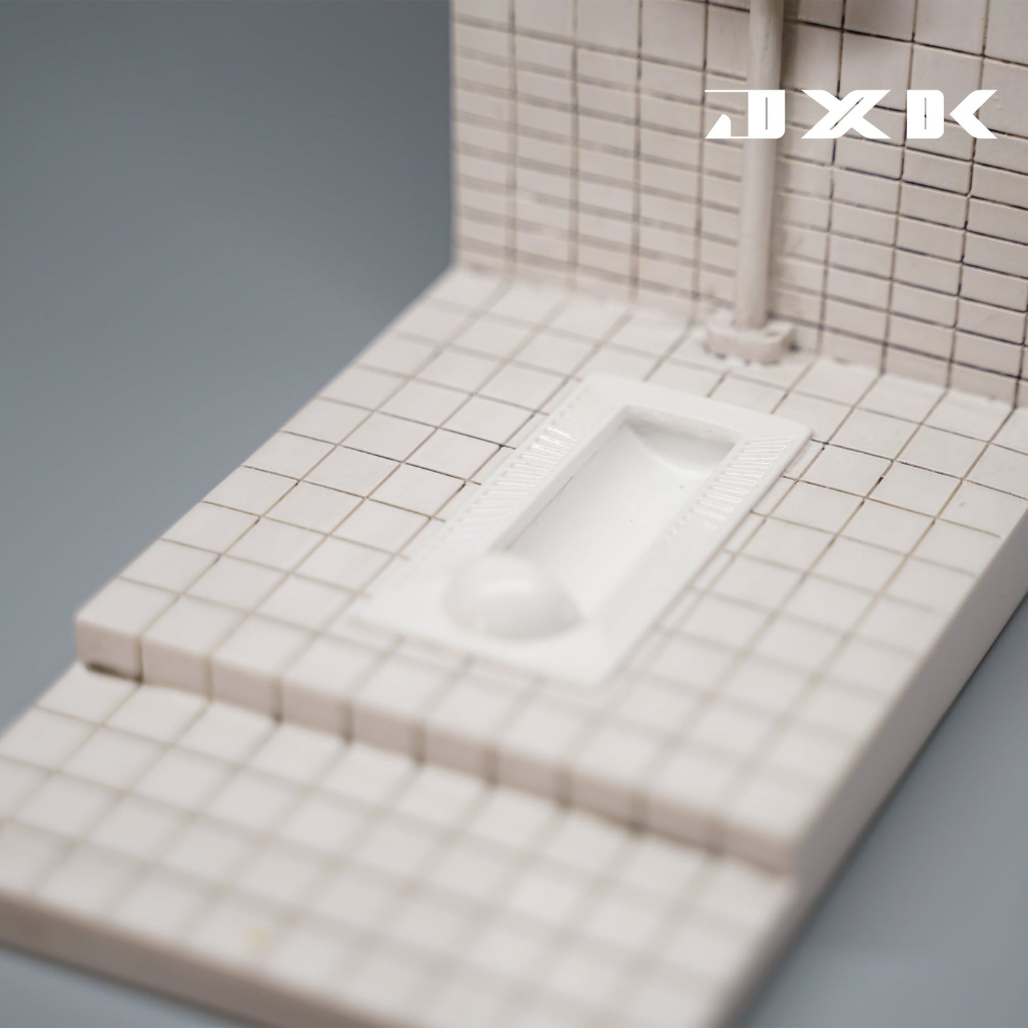 M2102 Mischief creative model toilet scene for figure from JXK Studio