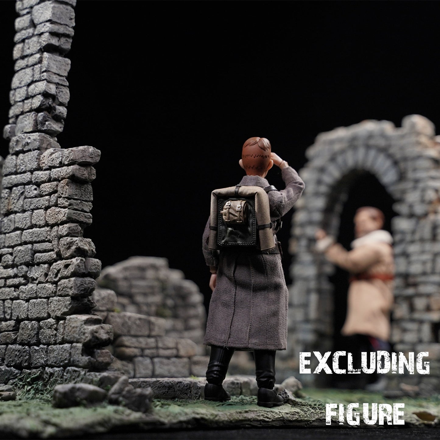 M2225 Scenes of medieval ruins for figure from JXK Studio