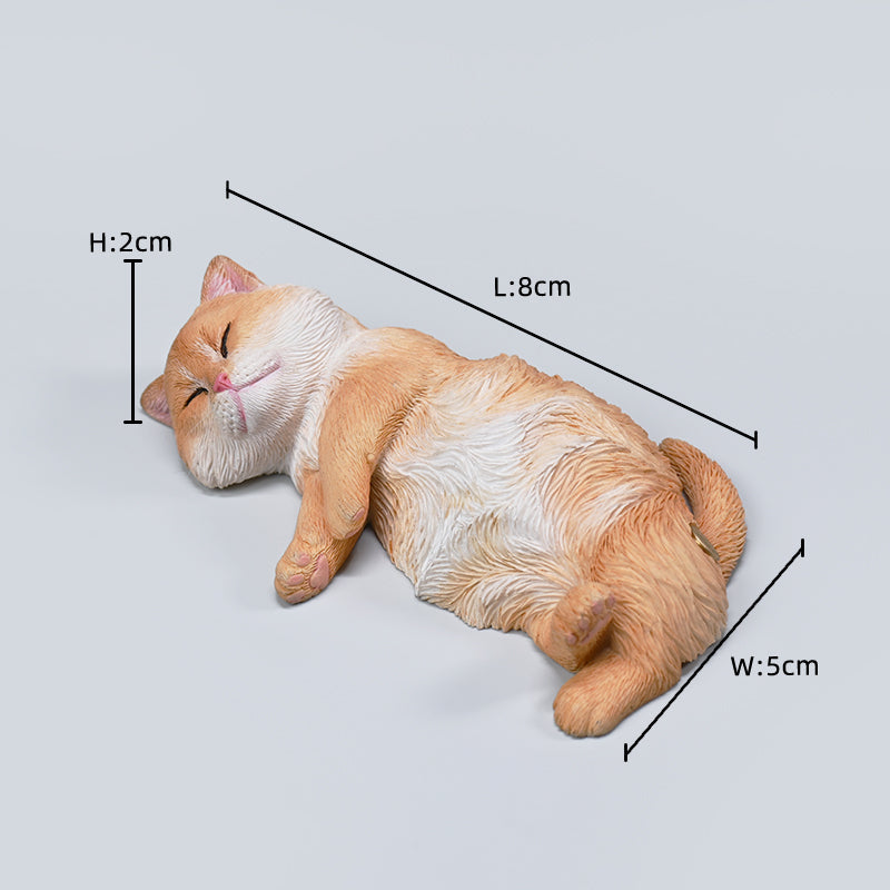 JXK202 Katzenfigur, Katzenstatue aus Kunstharz für den Schreibtisch von JXK Studio