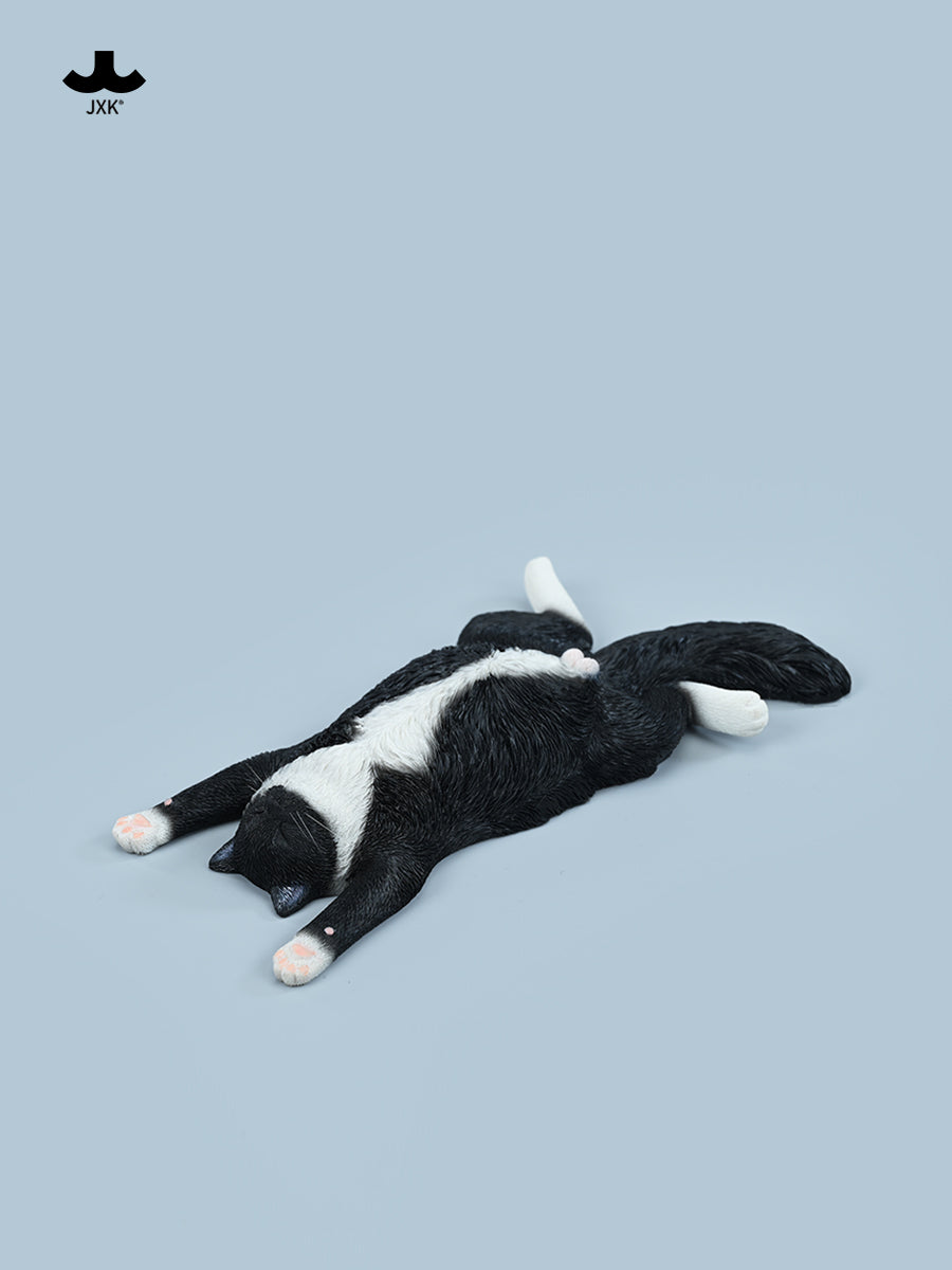 JXK206 Katzenfigur, Katzenstatue aus Kunstharz für den Schreibtisch von JXK Studio
