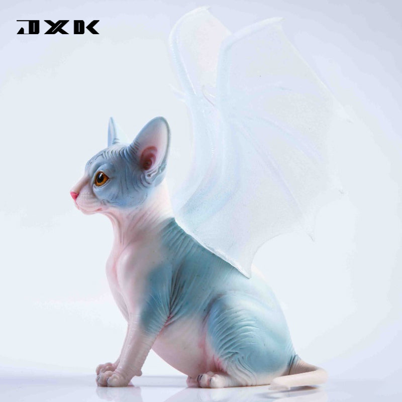 JXK048 Sphinx cat figurine resin cat statue for coffee table decor gifts for cat lovers from JXK Studio