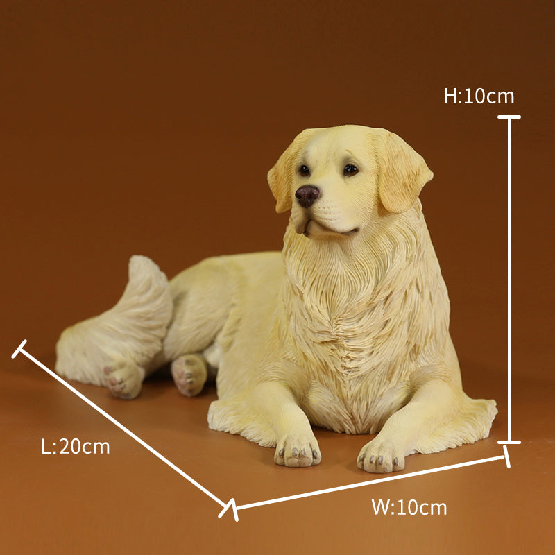 MRZ057 Golden Retriever dog statue from JXK Studio