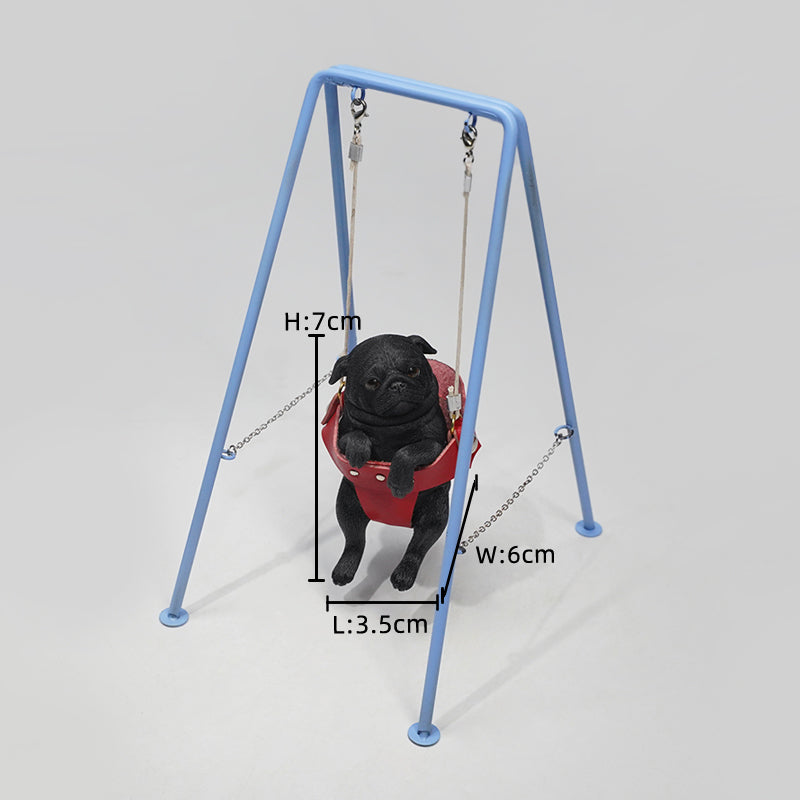 JXK174 Pug Dog Statue Dog Figurine for Home Decor from JXK Studio