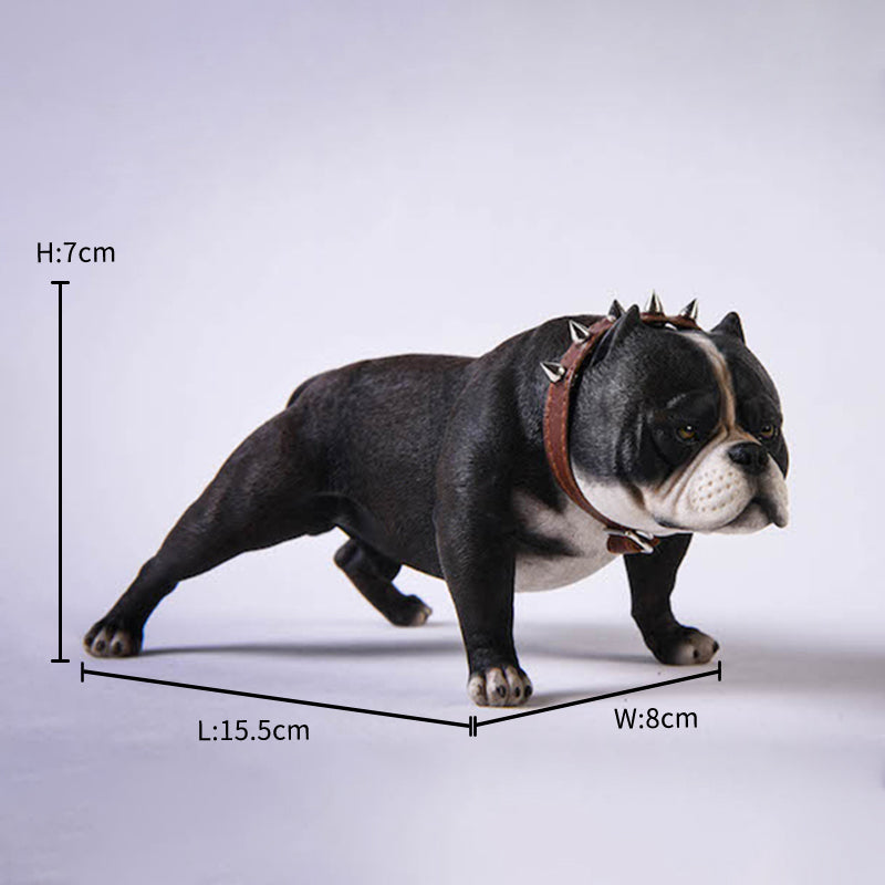 JXK034 American Bully Resin Dog Statue, Dog Figurine for Home Decor Gift for Dog Lovers from JXK Studio