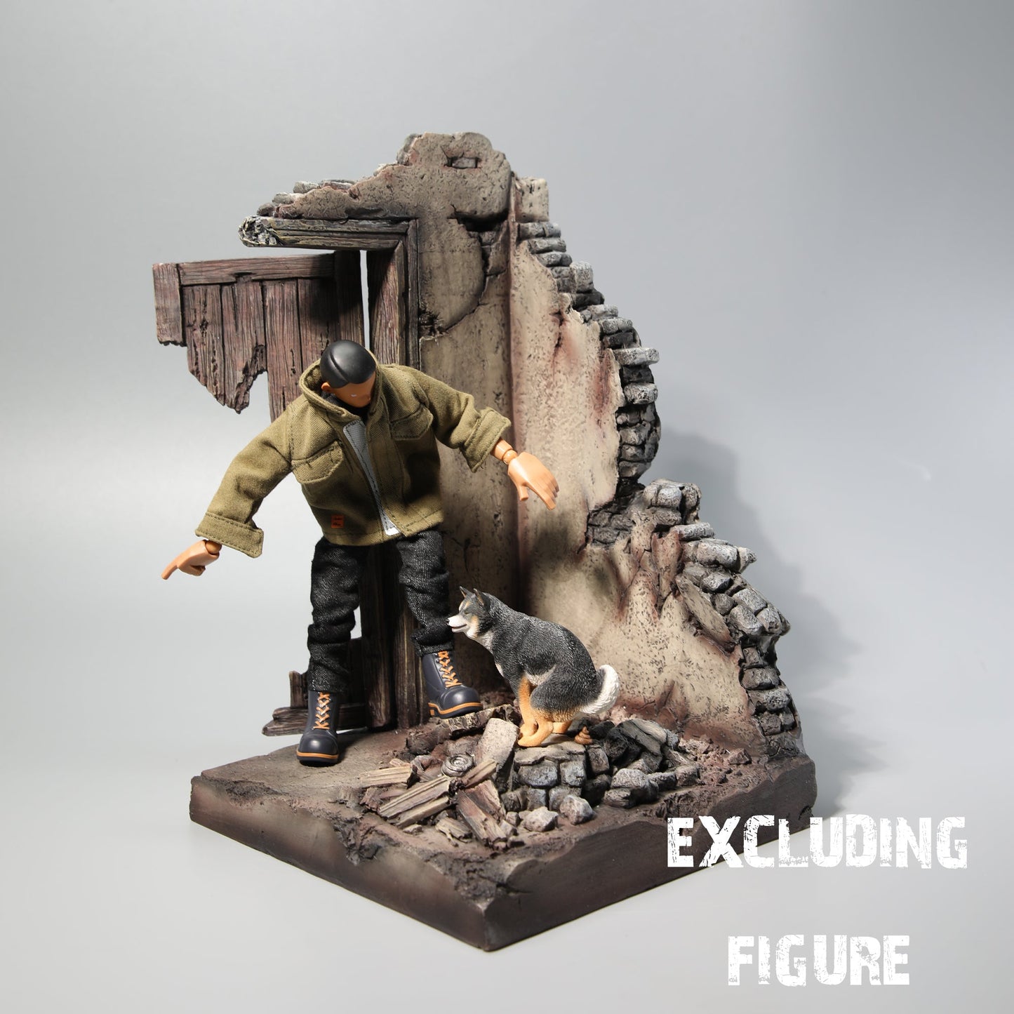 M2217 Scenes of post-war ruins for figure from JXK Studio