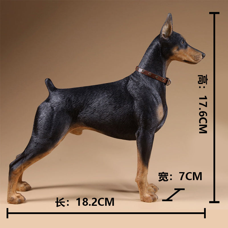 MRZ DB Dobermann dog statue for dog lovers from JXK Studio