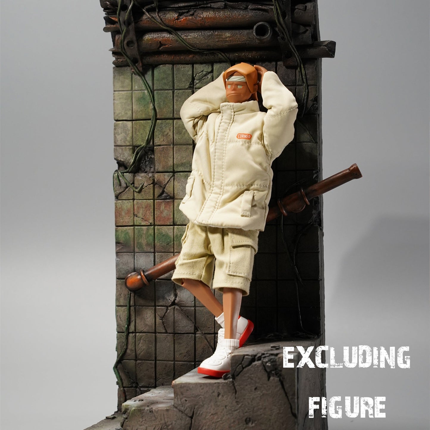 M2206 Stairs in the mine diorama for figure from JXK Studio
