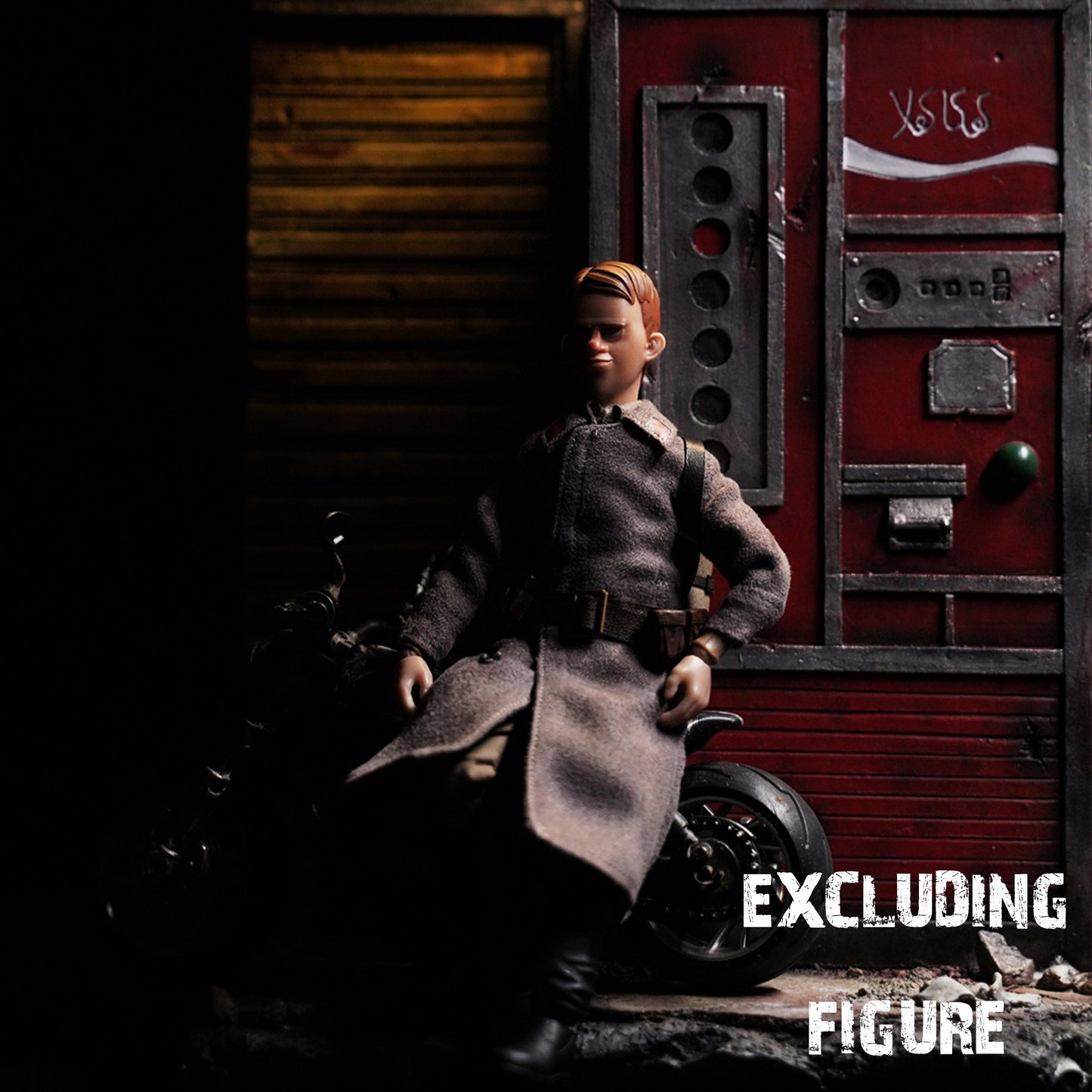 M2226 Scene of abandoned street store for figure from JXK Studio