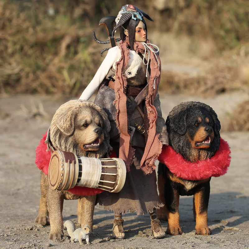 MRZ047 Tibetan Mastiff dog figurine from JXK Studio