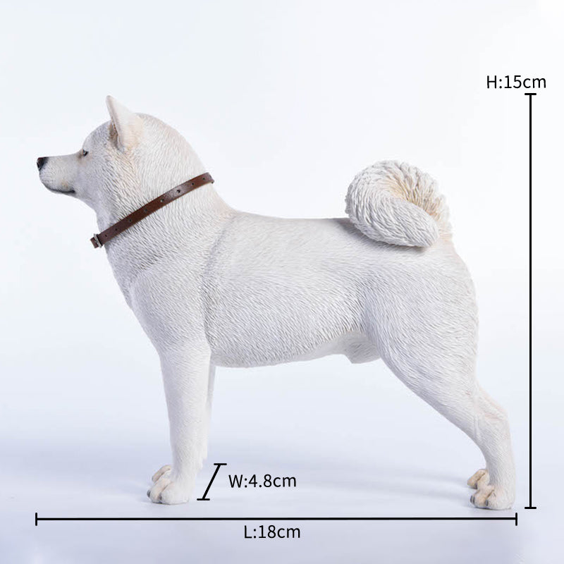 JXK007 Akita dog figurine dog statue for home decor gift for dog lovers from JXK Studio